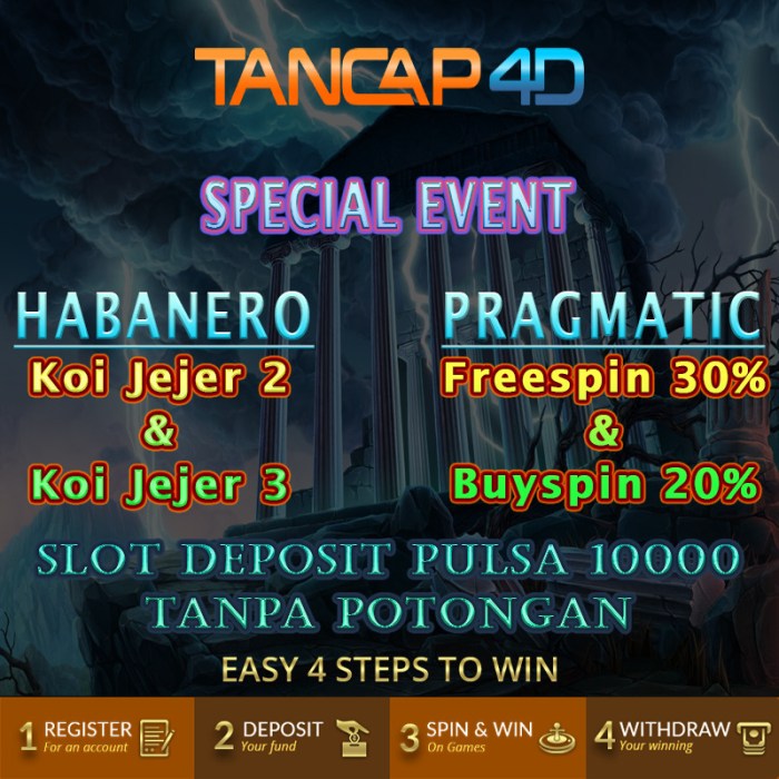 SPECIAL EVENT UNTUK MEMBER SETIA TANCAP4D DAPAT JP DISITUS KAMI AKAN ...